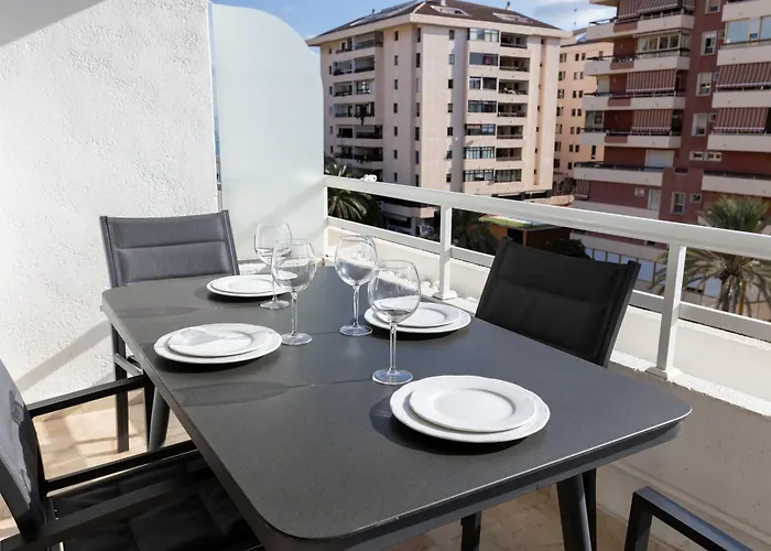 Apartamento 5a Mtr - Temporary Rent Luminoso Vista Mar Av Del Mar *