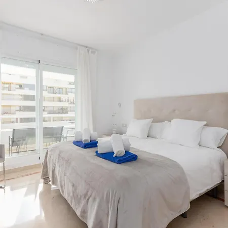 5a Mtr - Temporary Rent Luminoso Vista Mar Av Del Mar شقة ماربيا